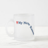 二重膝の取り替えのギフトは|よく得ます フロストグラスマグカップ (左)