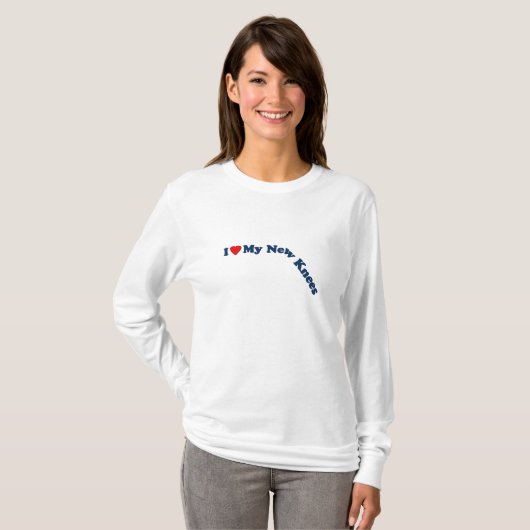 二重膝の取り替えのギフトは|よく得ます Tシャツ (正面フル)