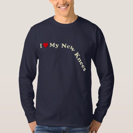 二重膝の取り替えのギフトは|よく得ます Tシャツ (正面)
