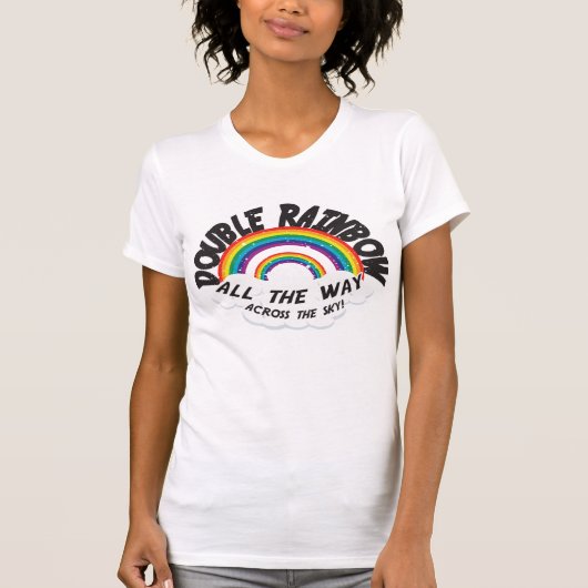 二重虹ずっと Tシャツ (正面)