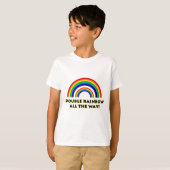 二重虹。 ずっと!! Tシャツ (正面フル)