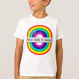 二重虹：オムグ！どういう意味だ？ Tシャツ