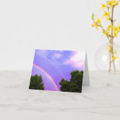 二重虹 カード (黄色い花)