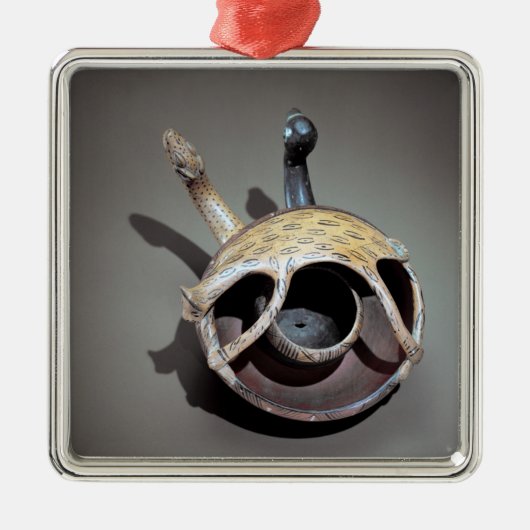 二重蛇ボール メタルオーナメント (正面)