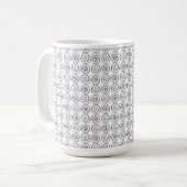 二重螺旋ケルト柄 コーヒーマグカップ (正面左)