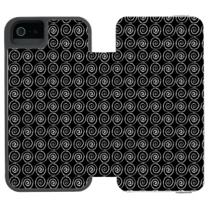 二重螺旋ケルト柄 iPhone SE/5/5sウォレットケース