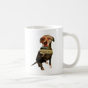 二重被ばく犬 コーヒーマグカップ