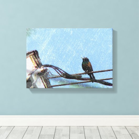 二重視 キャンバスプリント (インサイチュ (ウッドフロア))