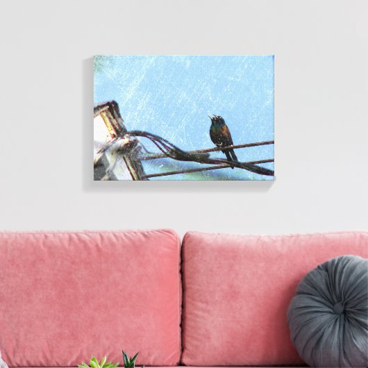 二重視 キャンバスプリント (インサイチュ (リビング))