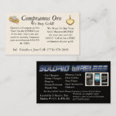 二重車のjewleryおよび携帯電話の名刺 名刺 (正面/裏面)