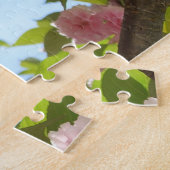 二重開花さくらんぼツリーIII春フローラ ジグソーパズル (側面)