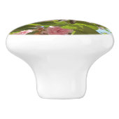 二重開花さくらんぼツリーIII春フローラ セラミックノブ (側面)