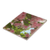 二重開花さくらんぼツリーIII春フローラ タイル (側面)