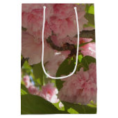 二重開花さくらんぼツリーIII春フローラ ミディアムペーパーバッグ (裏面)