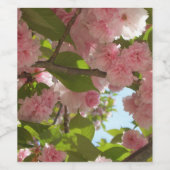 二重開花さくらんぼツリーIII春フローラ ワインラベル (シングルラベル)