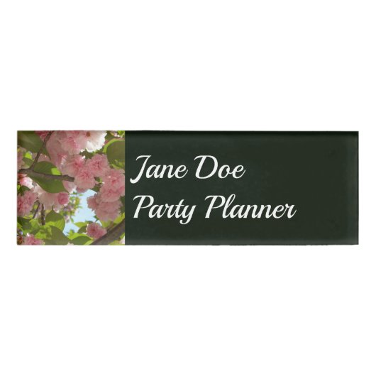 二重開花さくらんぼツリーIII春フローラ 名札 (正面)