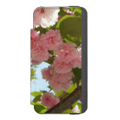 二重開花さくらんぼツリーIII春フローラ INCIPIO iPhoneウォレットケース (フォリオ 正面)