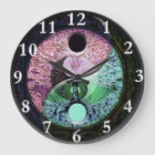 二重陰陽の生命の樹 ラージ壁時計 (正面)