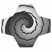 二重陰陽緩和曲線 サッカーボール (フラット)