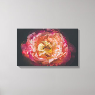 二重露光バラ キャンバスプリント