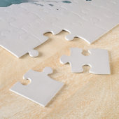 二重露出の女性アート ジグソーパズル (側面)