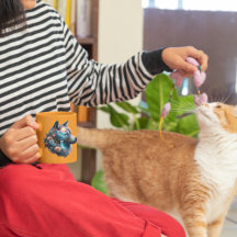 二重露出オオカミと自然風景