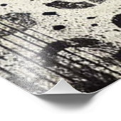 二重露出マンポートレート番号文字スカイ フォトプリント (角)