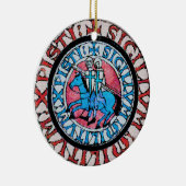 二重騎士Templarの紋章のオーナメント セラミックオーナメント (右)