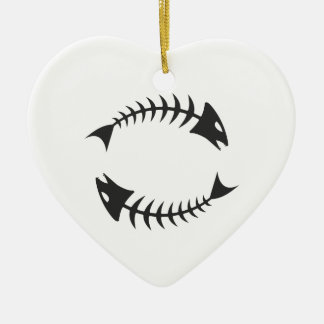 二重魚の骨Fischgräte セラミックオーナメント