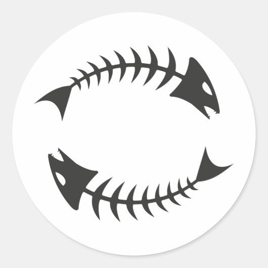 二重魚骨裂片 ラウンドシール (正面)