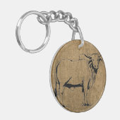 二重BULL KEYCHAIN キーホルダー (正面左)
