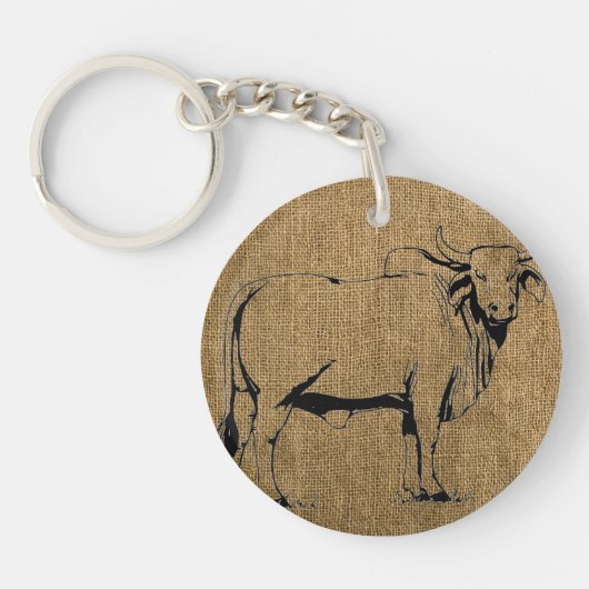 二重BULL KEYCHAIN キーホルダー (正面)