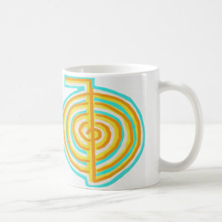 二重CHOKUREI = Karunaの霊気KRIYA コーヒーマグカップ