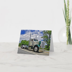 二重D Peterbilt 379のメッセージカード カード