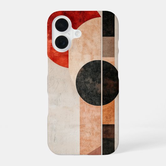 二重Eclipseバランス iPhone 16ケース (裏面)