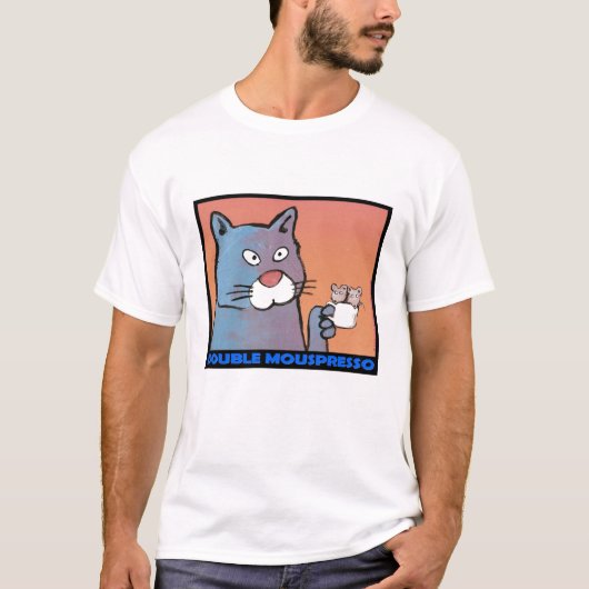 二重Mouspresso $16.95 Tシャツ (正面)