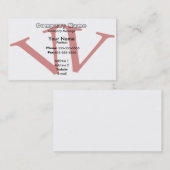 二重V 名刺 (正面/裏面)