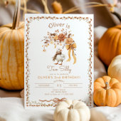 二間抜け秋グースボーイ第2誕生日 招待状