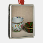 二院制のポット メタルオーナメント (右)