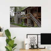 二階建て住宅 ポスター (ホームオフィス)