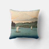 二階賀4 – 浮世絵ヴィンテージ 日本の クッション (裏面)