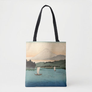 二階賀4 – 浮世絵ヴィンテージ 日本の トートバッグ