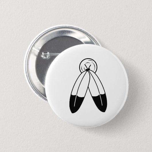 二霊旗 缶バッジ (正面&裏面)