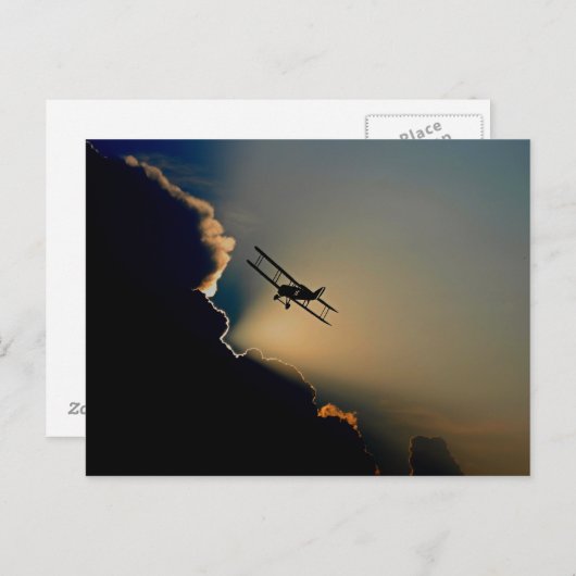 二面と日没 ポストカード (正面/裏面)