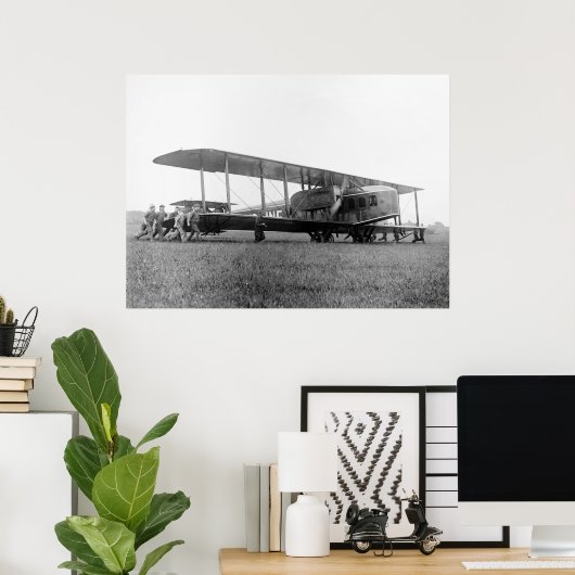 二面旅客機， 1919 ポスター (ホームオフィス)