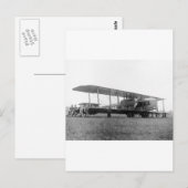 二面旅客機, 1919 ポストカード (正面/裏面)