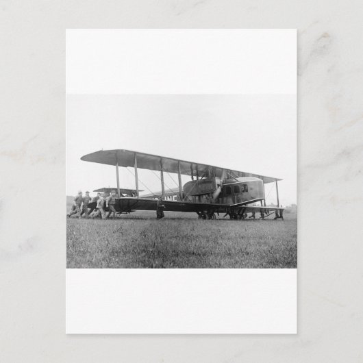 二面旅客機, 1919 ポストカード (正面)