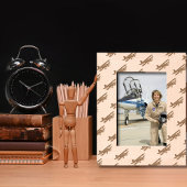 二面航空最小主義クール誕生日 レーザー彫刻フレーム