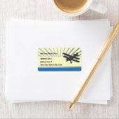 二面飛行機 ラベル (インサイチュ)