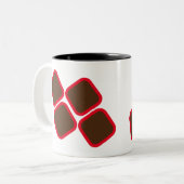 二音マグカップ ツートーンマグカップ (正面左)